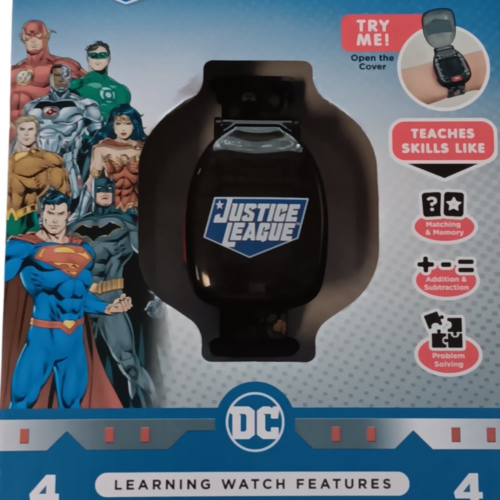 reloj para niños LIGA DE LA JUSTICIA NEW Reloj interactivo liga de la justicia
